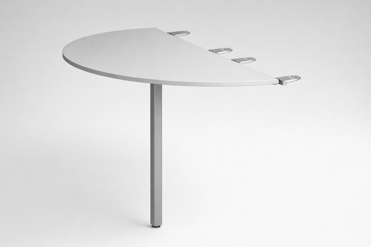 Office table Łącznik półokrągły 60 - repeatable workstations, linked tabletops and easier