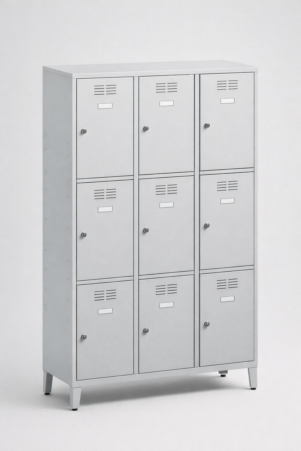 Schránková skříň SUS 433 W st – na nohách - přehledné rozdělení osobních schránek ve společných