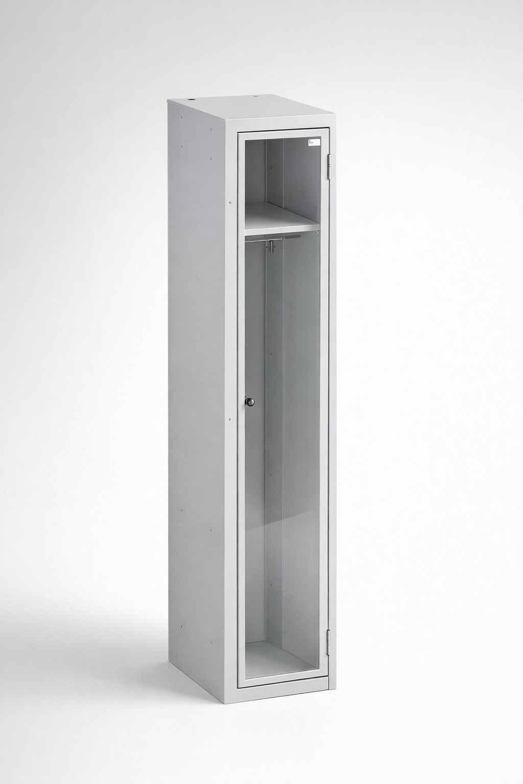 Skříň s plexi dveřmi MSum 310 - vizuální kontrolu obsahu při zachování organizovaného