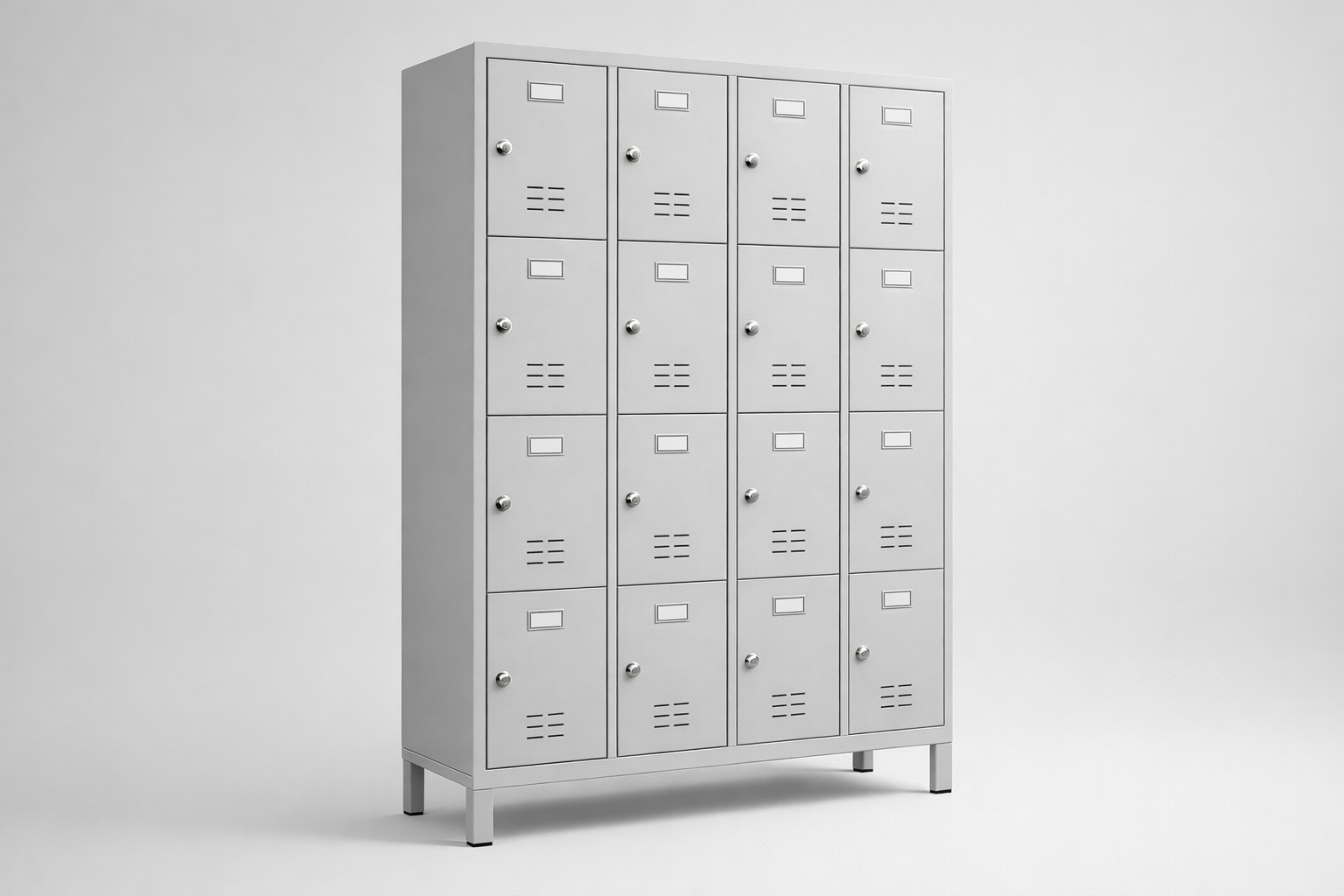 Skříň s plexi dveřmi MSus 345 – na nohách - vizuální kontrolu obsahu při zachování organizovaného