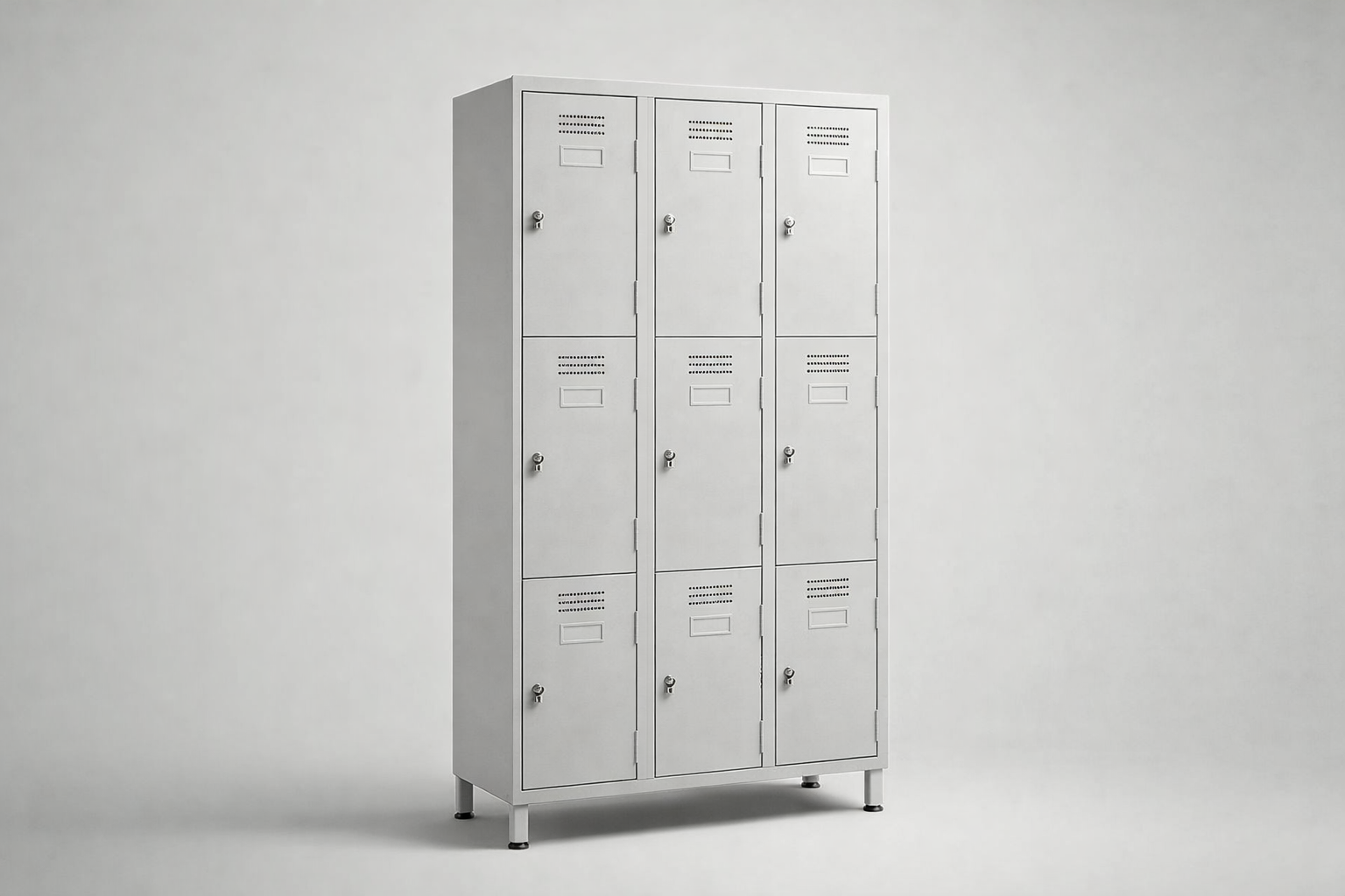 Skříň s plexi dveřmi MSus 423 – na nohách - vizuální kontrolu obsahu při zachování organizovaného