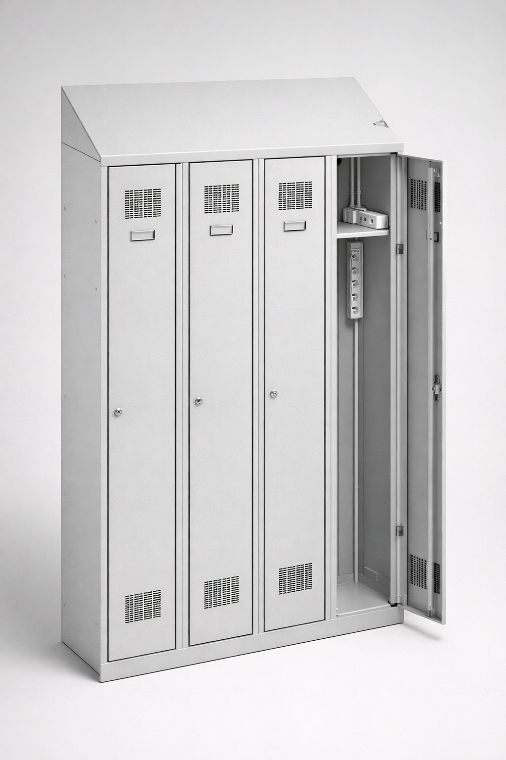 MSUV skříňka MSum 340v – 1 pkt - combining personal or garment storage with controlled