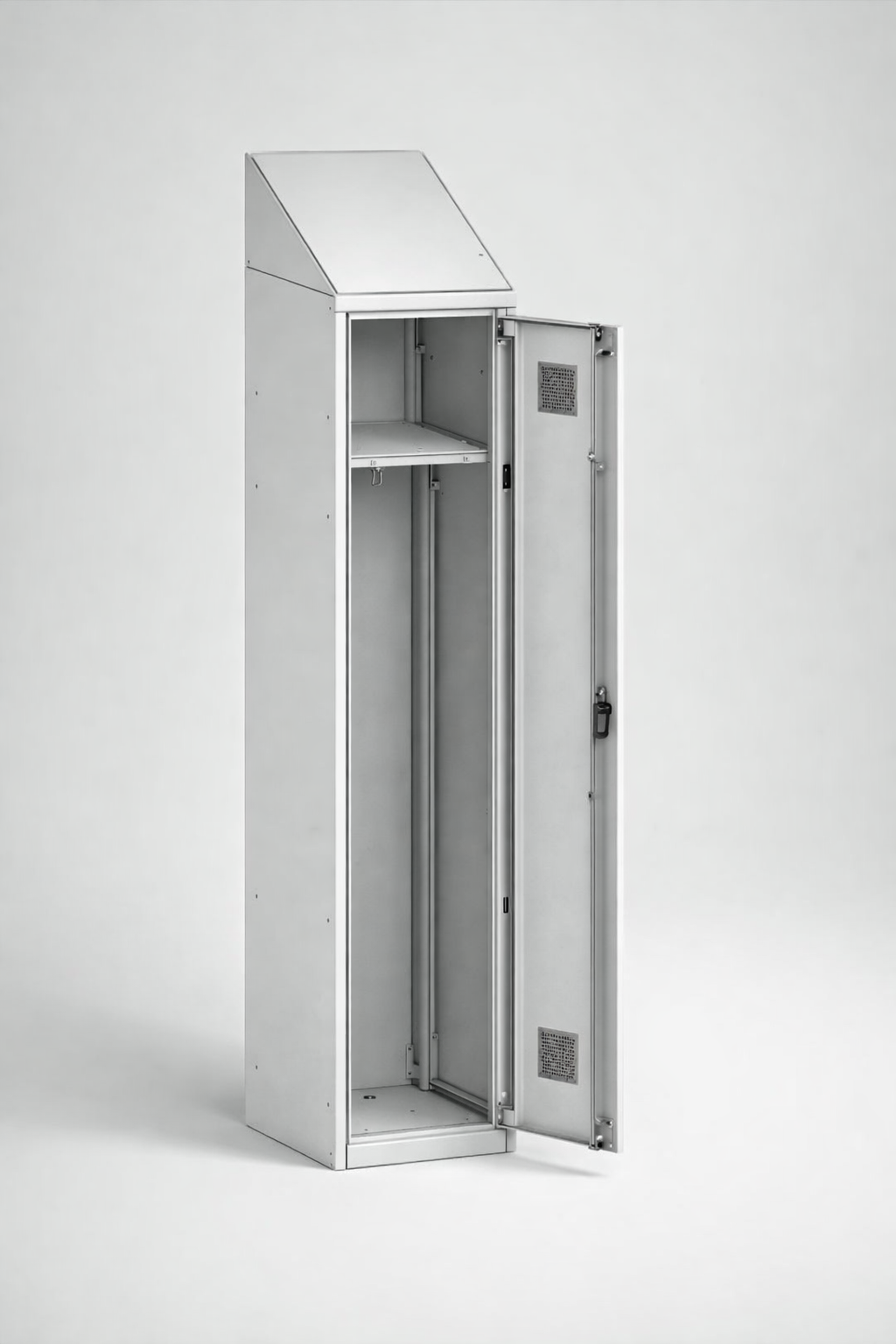 MSUV skříňka MSum 410v – z daszkiem, przegroda 1 pkt - combining personal or garment storage with controlled