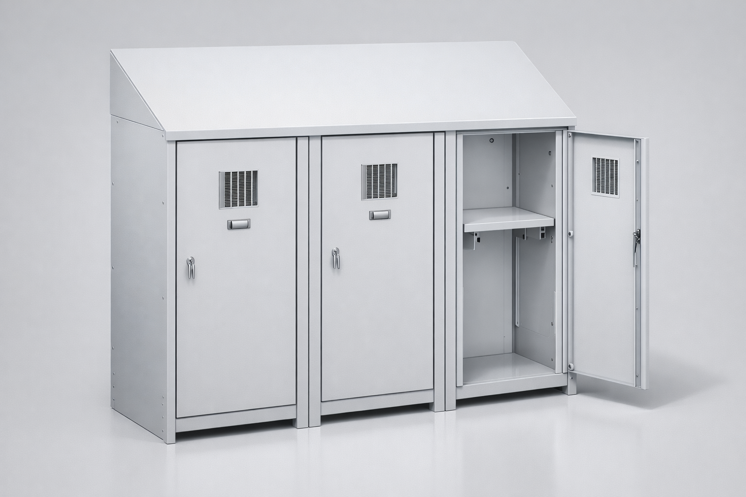 MSUV skříňka MSum 430v – 1 pkt - combining personal or garment storage with controlled