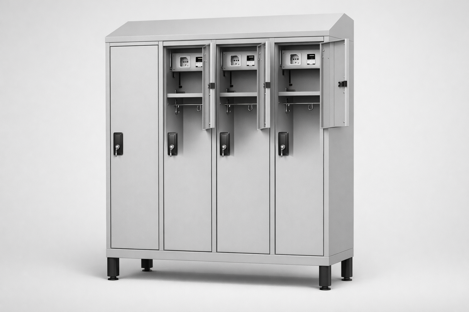 MSUV skříňka MSus 322v – na nohách - combining personal or garment storage with controlled