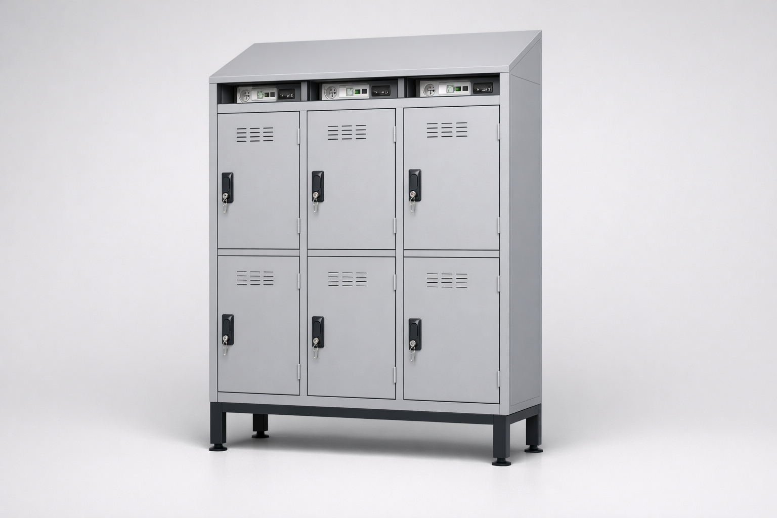 MSUV skříňka MSus 332v – na nohách - combining personal or garment storage with controlled