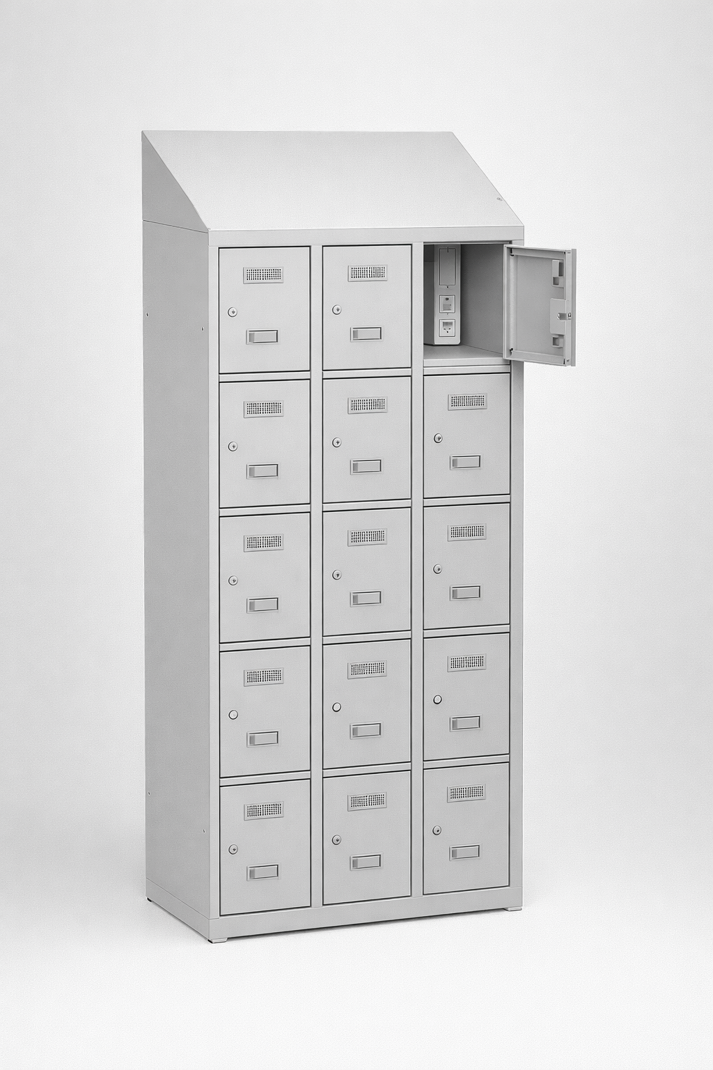 MSUV skříňka MSus 335v – z daszkiem - combining personal or garment storage with controlled