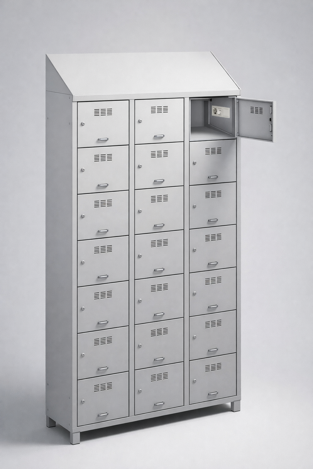 MSUV skříňka MSus 436v – z daszkiem - combining personal or garment storage with controlled
