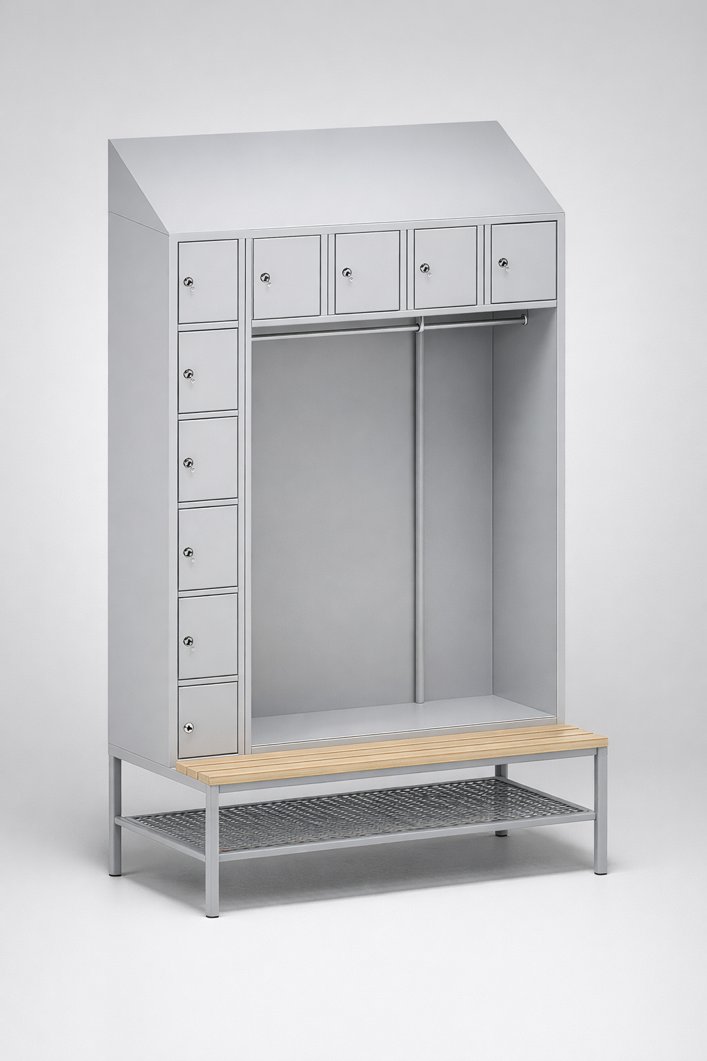 Schránková skříň Szos 10 - přehledné rozdělení osobních schránek ve společných