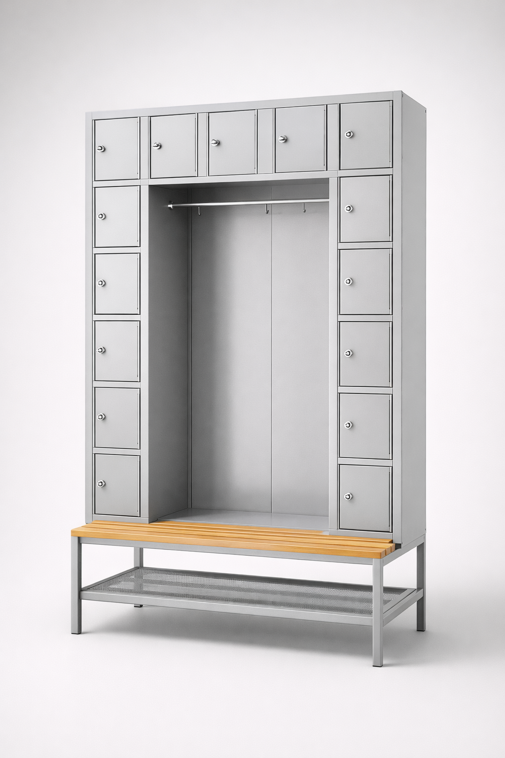 Schránková skříň Szos 15 - přehledné rozdělení osobních schránek ve společných