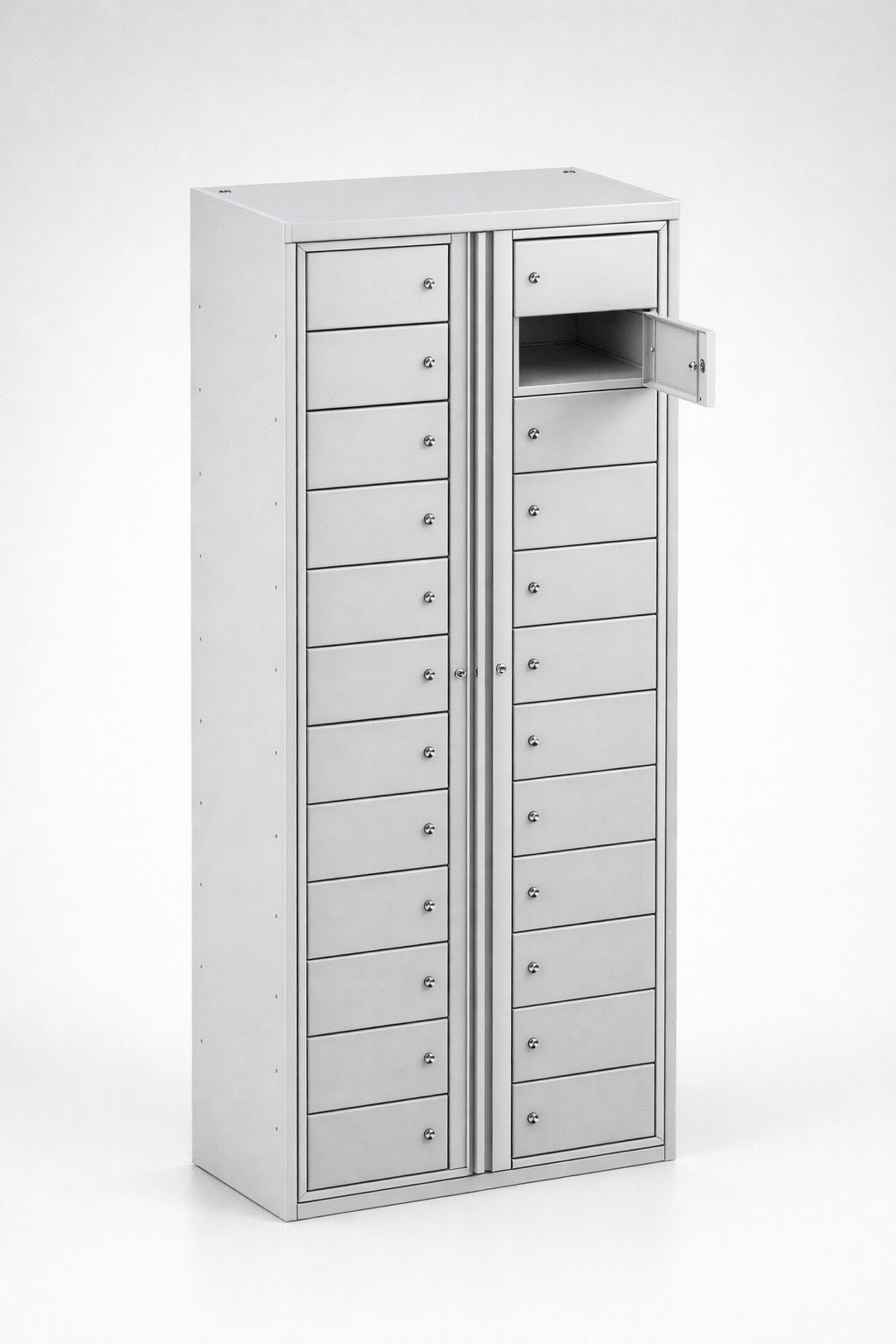 Skříň MKB MKB 2 - oddělení toku čistého a špinavého prádla v hygienicky