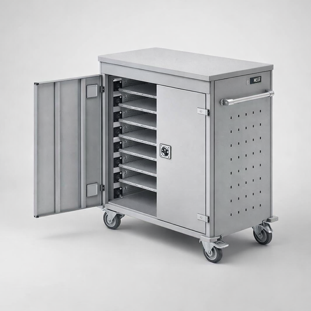 Vozík na notebooky WNL 0615051004 - kontrolovaný oběh, nabíjení a efektivní přesun