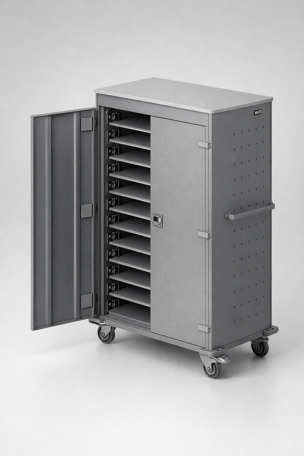 Vozík na notebooky WNL 0616051018 - kontrolovaný oběh, nabíjení a efektivní přesun