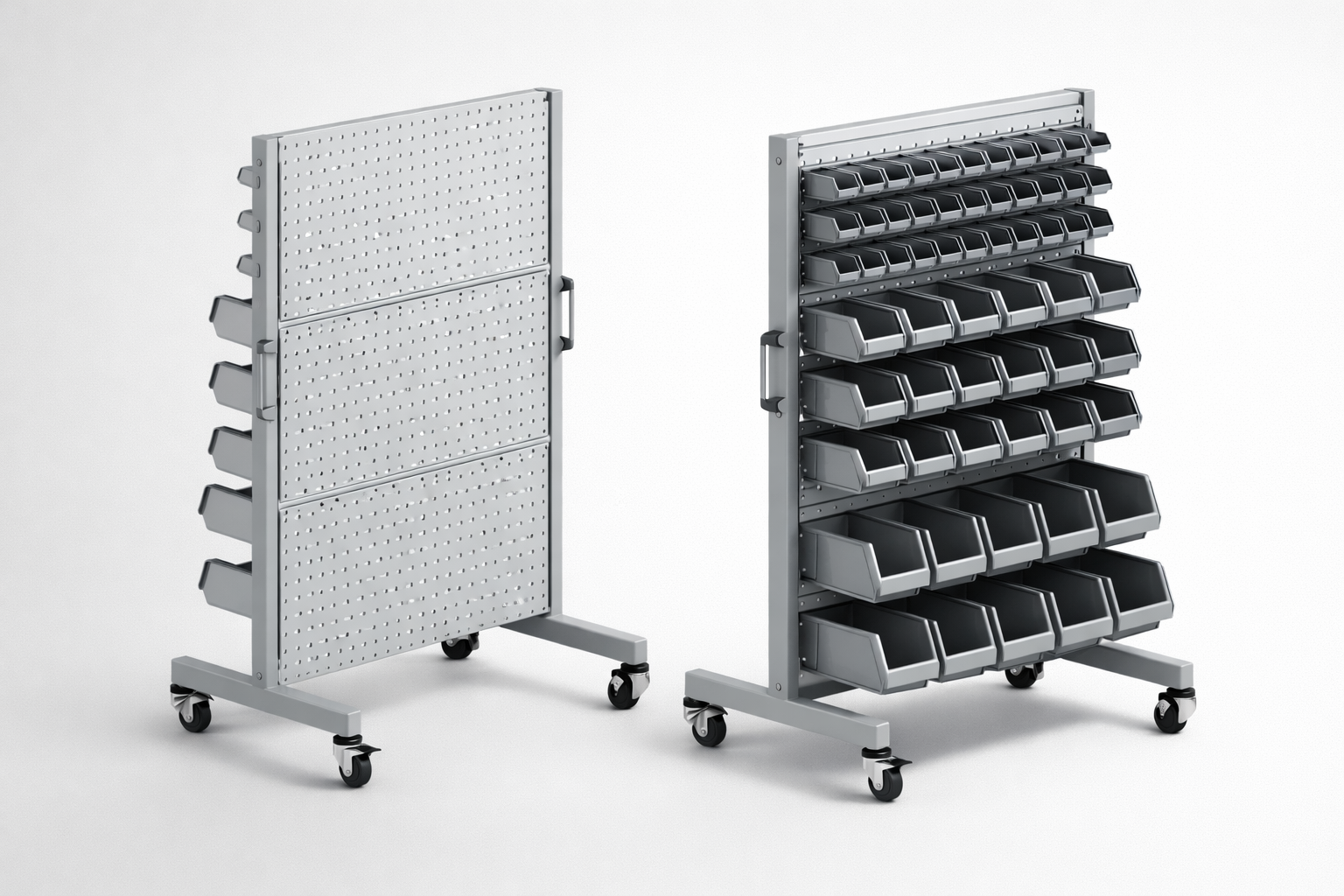 Dílenská skříň Trolley Warsztatowy WW - uspořádání nářadí, komponentů a servisního vybavení