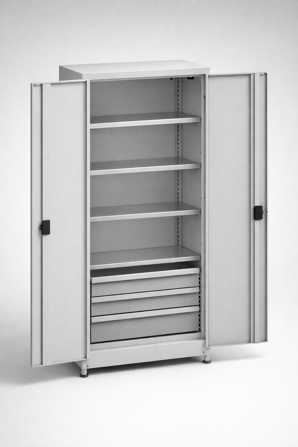 Dílenská skříň MSW210/5-26 - uspořádání nářadí, komponentů a servisního vybavení