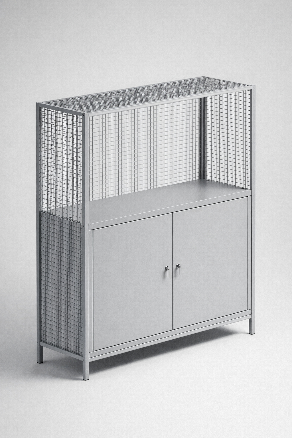 LOV furniture set Lov 4d - blending open presentation with enclosed storage in a