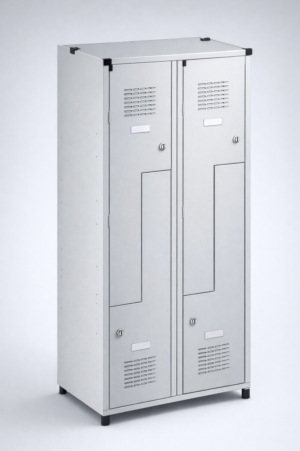 Šatní skříň typu L Sul 32 W st - efektivní využití prostoru šatny při zachování plné