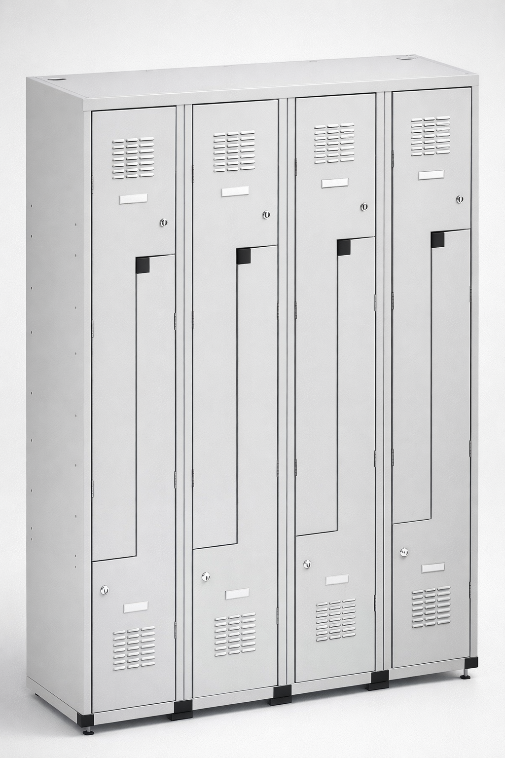 Šatní skříň typu L Sul 34 W st - efektivní využití prostoru šatny při zachování plné